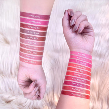 Iba Long Stay Matte Lipstick for Women- M08 Burgundy Red, 4g | Creamy Matte Finish & Smooth Texture| Long-Lasting | Hydrated Lips | Enriched with Vitamin E| Intense Colour & Highly Pigmented | Lip Makeup